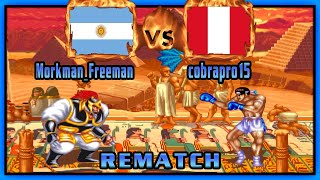 World Heroes Perfect  Morkman_Freeman (ARG) VS (PER) cobrapro15 [whp] [Fightcade] [Rematch]