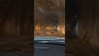 Epic Mountain Tunnel Drive | Stunning Road Through the Rock #mountains #shortvideo #driving