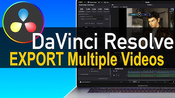 DiVinci Resolve Tutorial - Export Multiple Videos From One Long Video | Batch Exporting
