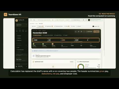 Computing Payroll and Resolving Exceptions | TeamBase HR