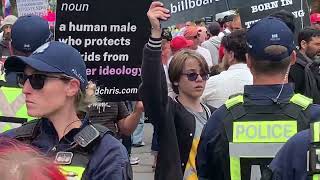 Billboard Chris Elston In Ottawa / Dad - A Human Male Who Protects His Kids From Gender Ideology