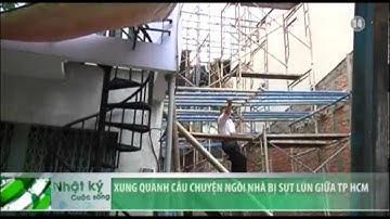 VTC14_Nhà bị sụt lún giữa trung tâm TP HCM