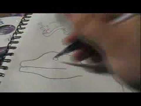 Mark Herbert free drawing to music