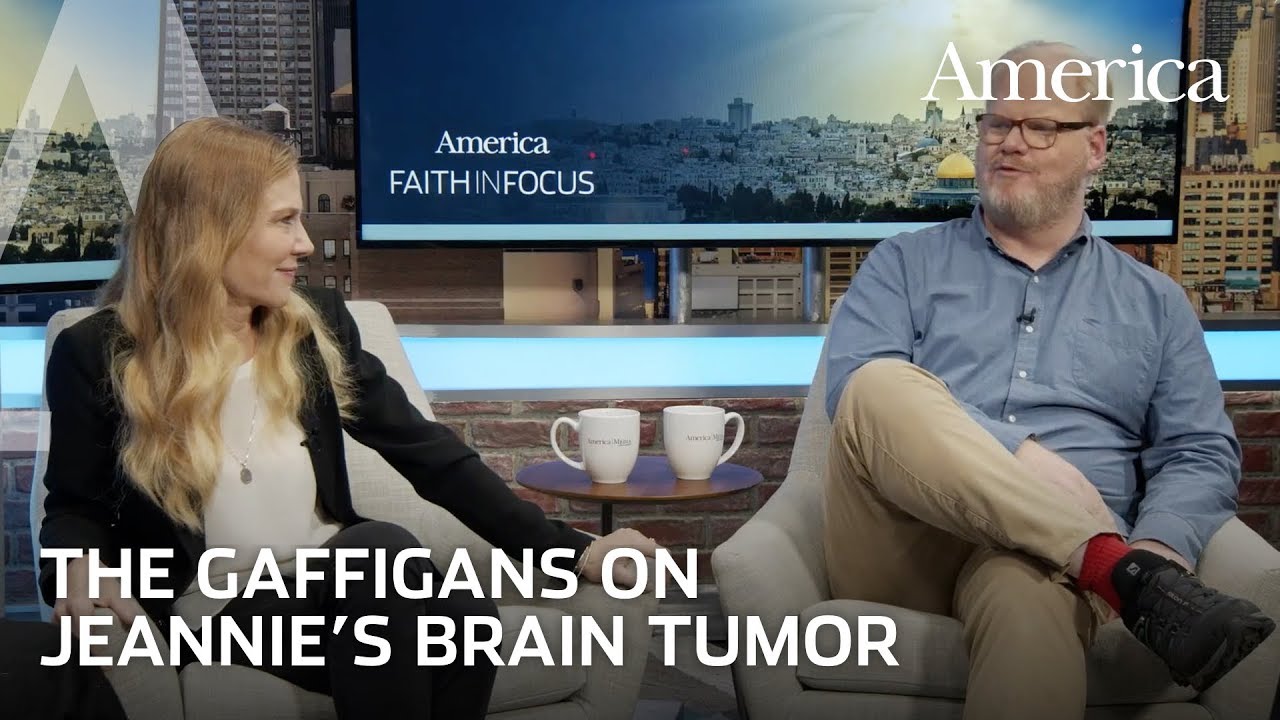 Jim and Jeannie Gaffigan on Jeannie's brain tumor YouTube