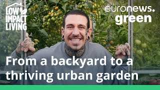 Meet the Italian tattoo artist who turned his London backyard into a thriving urban garden