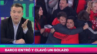 River arrancó goleando y Barco festejó con un gesto polémico