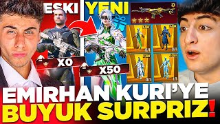 EMİRHAN KURİ'YE BÜYÜK SÜRPRİZ❗ 0 DESTANSI HESABINA TÜM X-SUİT VE DESTANSILARI ÇIKARDIM❗ -PUBG Mobile