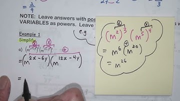 MCR3U1 4.2 Working with Integer Exponents Part 5