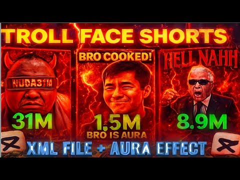 "Troll Face Video editing full tutorial 💀 | Alight motion |