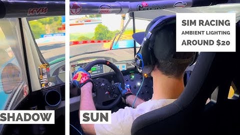 Sim Racing Ambient Lighting | Super Cheap Yet Totally Amazing