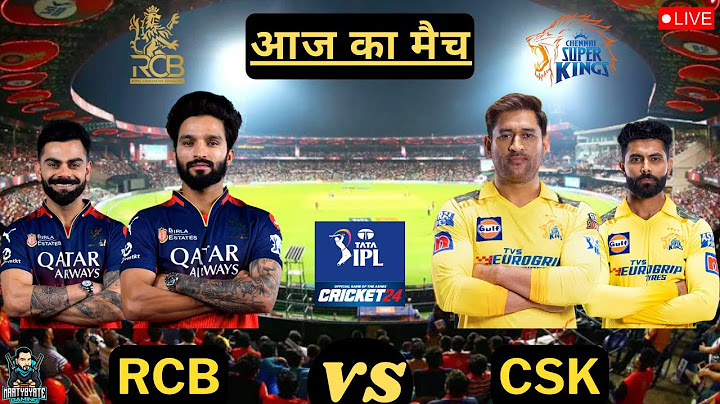 🔴 IPL 2025 RCB VS CSK T20 CRICKET MATCH | CRICKET 24 GAMEPLAY✌🔥🏏🏏😱😱  #ipl #ipl2025 #t20 #t20cricket