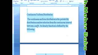 uniform Distribution in R- Programming..!!!