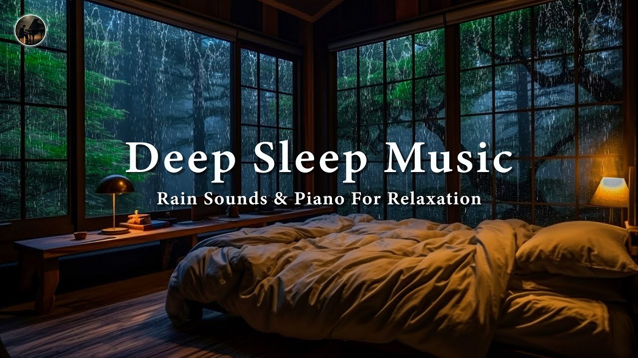 Deep Sleep Music with Peaceful Piano + Rain Sounds | Healing Music for ...