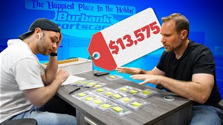 I Made An Intense 13,575 Trade At Burbank Sports Cards