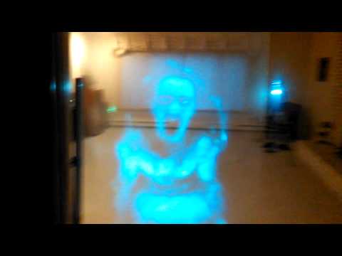 RasPi Motion Activated Transparent Screaming Ghost