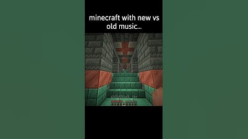 Thumbnail of minecraft with new vs old music