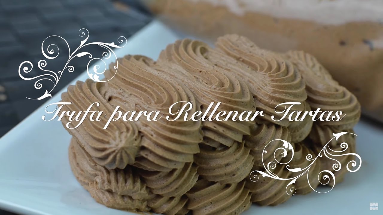 Trufa para relleno | Trufa de chocolate para relleno | Relleno para pasteles | Como hacer trufa