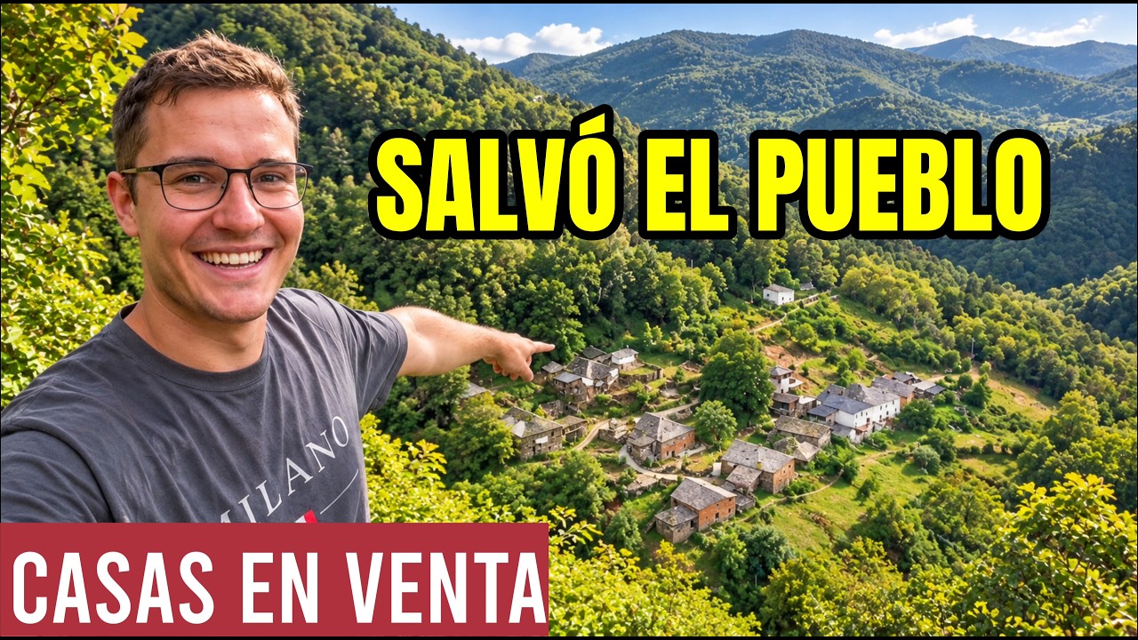 El pueblo de sus abuelos iba a desaparecer hasta que se le ocurrió esto...