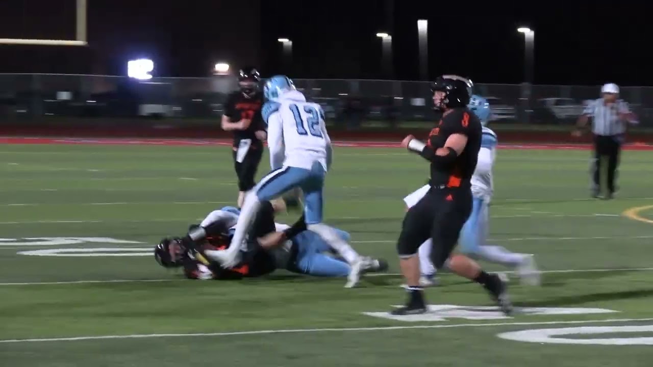 Marine City 2023 RB/CB Zach Tetler full game highlights vs. Hamady