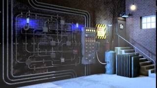 Electrical Control Room scene file for Cinema 4D
