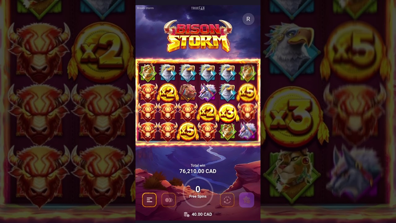 🔥NEW SLOT $200,000 BIGWIN😈 BISON STORM 