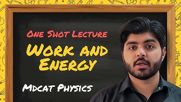 MDCAT Physics Chapter 3: Work and Energy | Full One-Shot Lecture