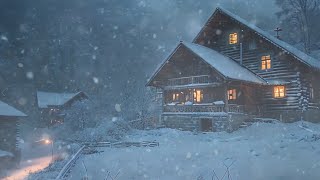 Cold Snow Storm & Blizzard Sounds for Sleeping┇Winter Storm Ambience┇Howling Wind & Blowing Snow