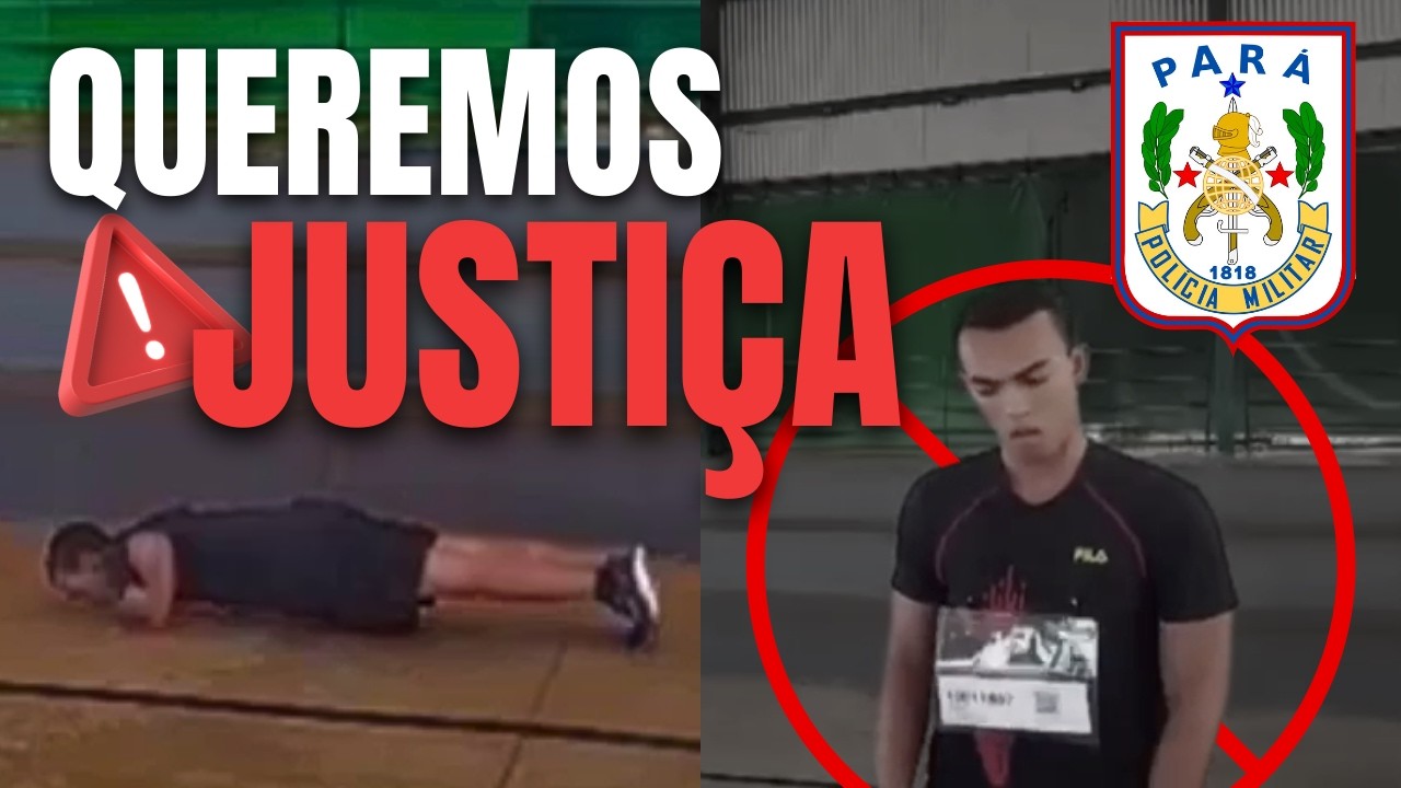 Ele não reprovou... REPROVARAM ELE! | TAF Flexão de braços - PMPA 