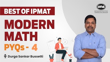 IPMAT PYQs with Solution | IPMAT Modern Math Questions - 4 | IPMAT 2024 Preparation | Durga Sankar