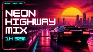 Neon Highway — Coding Focus Synthwave for Night Drive & Deep Work (1H 52M)