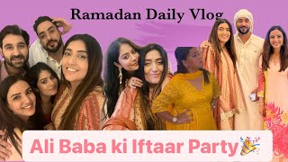 Ramadan Daily Vlog✨| Iftar Party - Aly Goni & Jasmin 🥘- Shireen Mirza || Hasan Sartaj