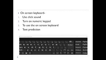 Session 1|Working with accessibility options|class 10