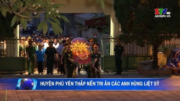 Huyện Phù Yên thắp nến tri ân các anh hùng liệt sỹ