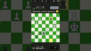 I missed rook capture 🙂 #chessbaseindia #chess #chessgameplay #chesstamil #chesscom
