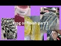 Frog or finish + crochet with me!