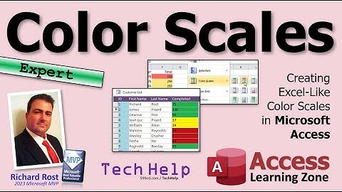 Creating Excel-Like Color Scales in Microsoft Access with Conditional Formatting