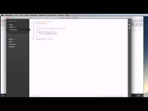 Brackets Extension API