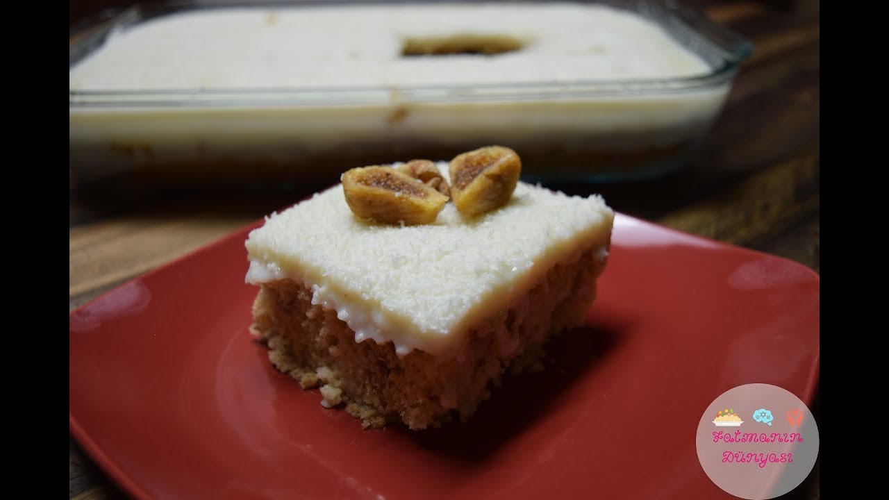Incirli Kek Muhallebili incirli kek Fig walnut cake recipe YouTube