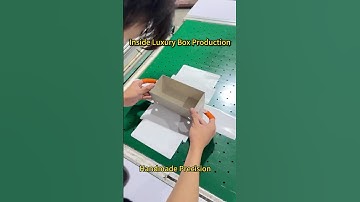 How Luxury Rigid Boxes Are Made | Handmade Precision Meets Machine Perfection #rigidbox #blackbox