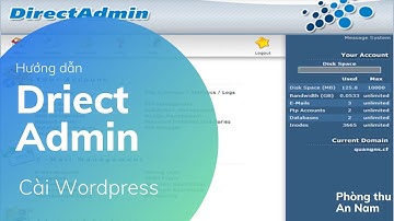 Hướng Dẫn Cài Đặt Wordpress Lên Hosting Driect Admin