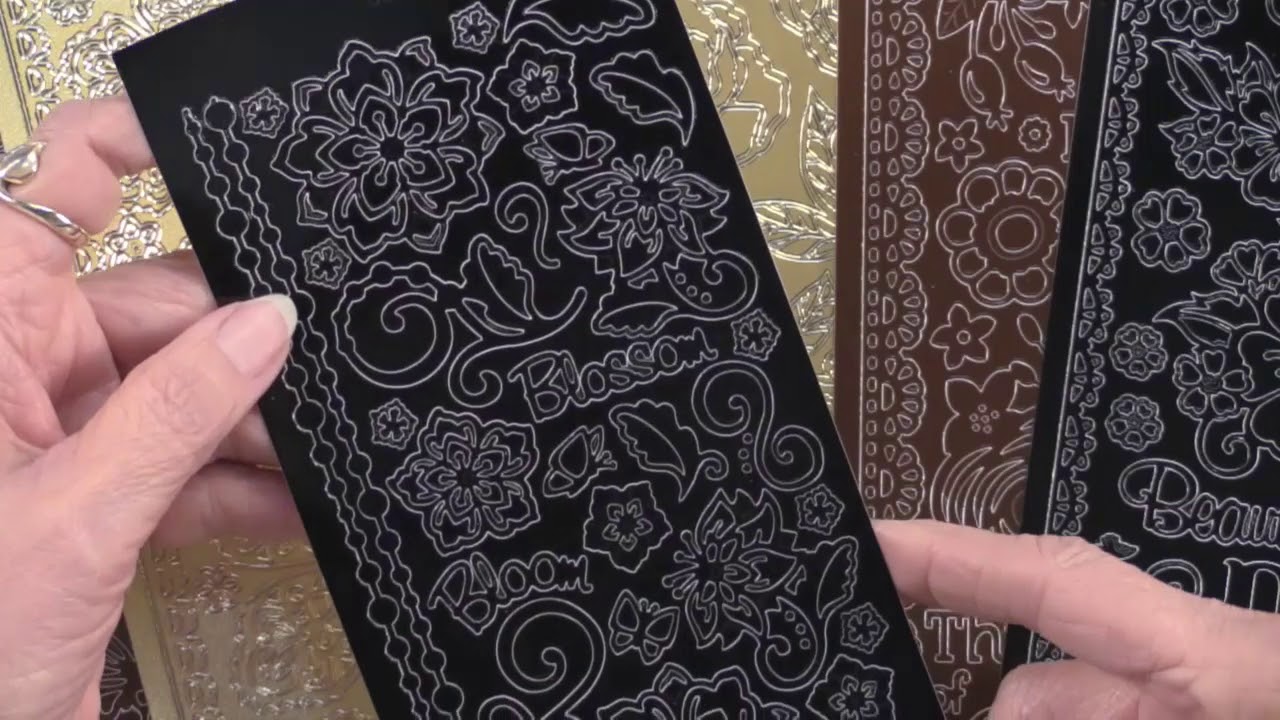 Lots of Flowers Dazzles™ Stickers videos for cats