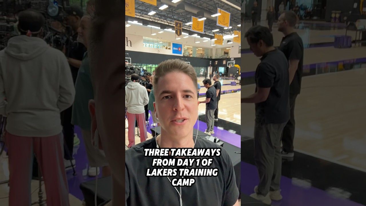 Three takeaways from Day 1 of Lakers training camp