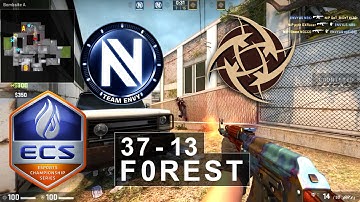 f0rest POV 37-13 vs. EnVyUs (ECS Season 1)