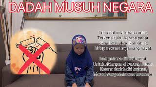 2 Rangkap Pantun Anti Dadah - by Nur Hanania | 2023