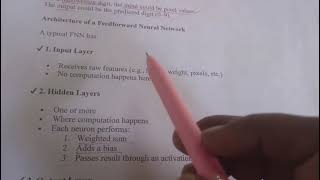UNIT 3   Feed forward Neural Network