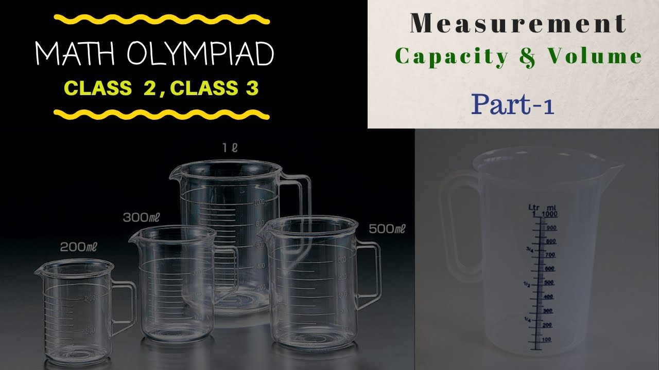 Introduction to Capacity & Volume-Units - Part-1 - YouTube
