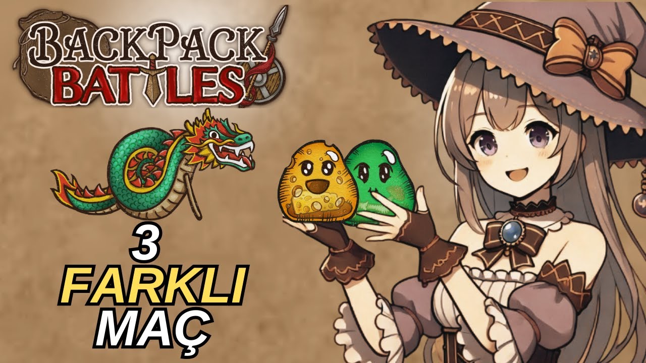 TEK VİDEO 3 MAÇ KEYİFLİ SEYİRLER!!!| #backpackbattles