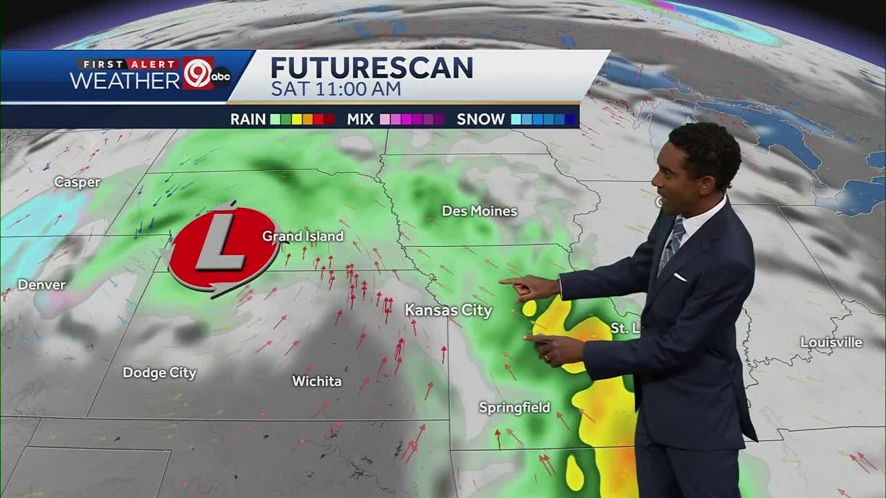 Kansas City weather: Showers expected this weekend - YouTube