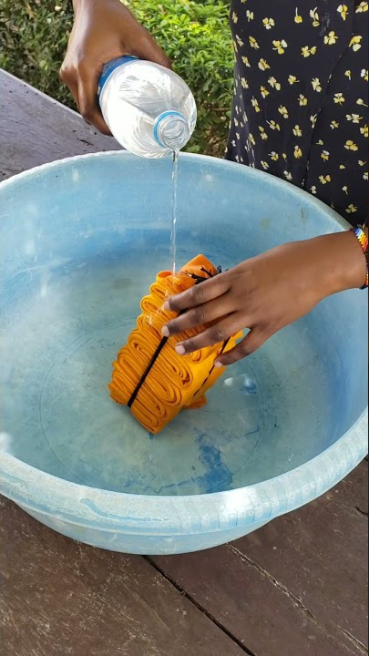 How to tie- dye a draft batik  pattern  #shorts