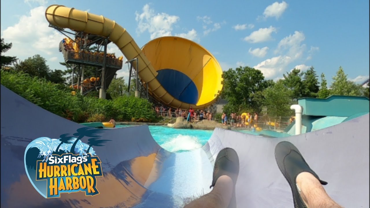 Hurricane Harbor at Six Flags New England - YouTube